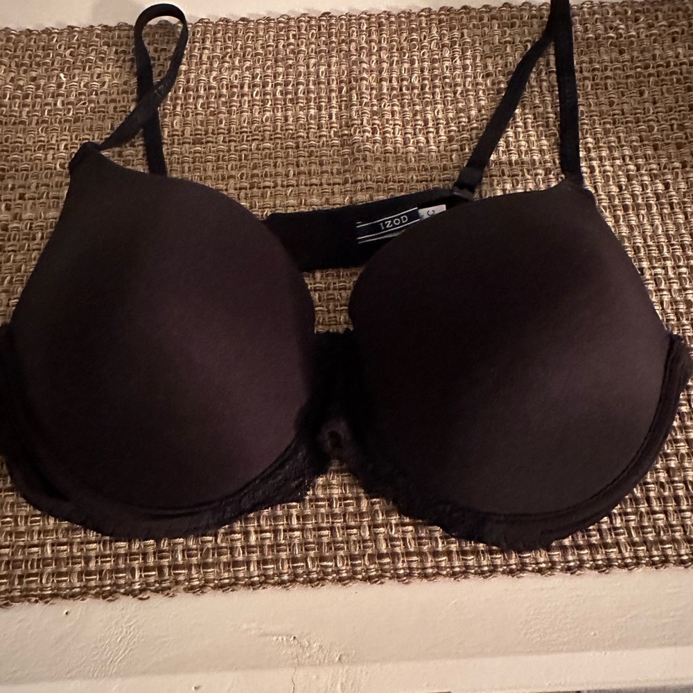 Izod black bra - 38C